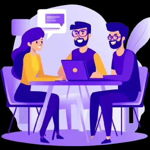 ConsultingCrafts IT consultants working with a client